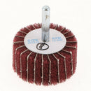 2Pcs 6mm Shank Non-woven Abrasive Grinding Flap Wheel Polishing Buffing Wheel