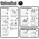 10 In1 D-Pad Button Cap Set For  Switch Joy-Con Controller