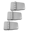3Pcs Marine Boat Deck Hinge Flush Door Cabin Stamp Strap Hinge 304 Stainless