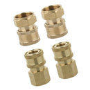 4pcs Quick Connect Coupler Adapter Pressure Washer Hose Connector M18x1.5mm /