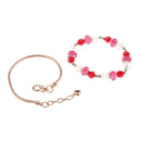 DIY Charm Bracelet, The Kit of 2 Bracelets Women Valentine's Day Gift