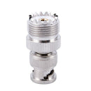 SO239 UHF female connector male BNC coaxial RF new adapter