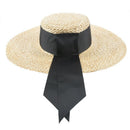 Women Classical Wheat Straw Hat Summer Cap Large Wide Brim Sun Hat Elegant