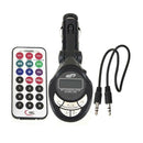 Car MP3 Player Wireless FM Transmitter Modulator USB SD CD MMC Remote Black