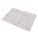 Piano Key Note Resuable Keyboard Stickers 37/49/61/88 Keys for Kids Learning