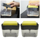 2pcs Kitchen Dish Soap Dispenser and  Sponge Holder Soap Caddy Rust proof