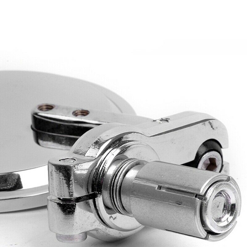 Cnc Motorcycle Moto Bike 7/8Inch 22Mm Handle Bar End Mirrors Collapsible Fo E8H9