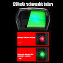 2sets USB Rechargeable Lightweight Motion Sensor 5 Modes LED Headlamp Working