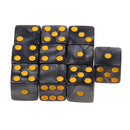 20Pcs/Pack Six Sided D6 Dice Die 16mm for Dungeons & Dragons Role Play Toys
