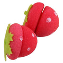 6pcs Rollers Curlers Strawberry Balls Hair Care Soft Sponge Lovely DIY Tool G8