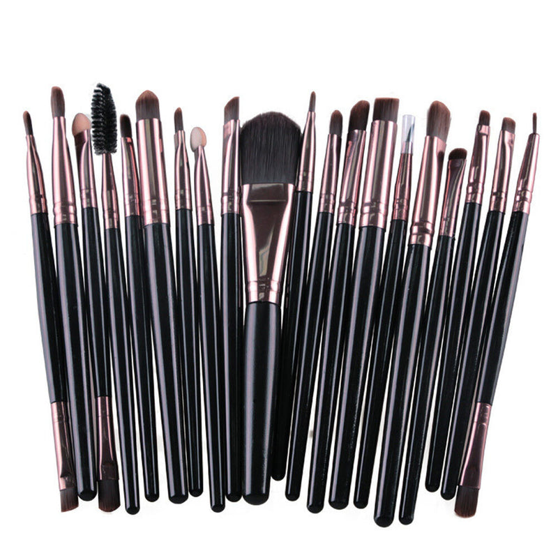 Pro 20pcs Makeup Brush Set Powder Foundation Eyeshadow Eyeliner Lip Brushes Tool