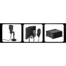Pro USB PC Laptop Condenser Microphone w/ Stand Studio Recording Black