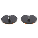 2pcs 2" Round Orange Reflector Universal For Motorcycle ATV Dirt Bike