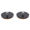 2pcs 2" Round Orange Reflector Universal For Motorcycle ATV Dirt Bike