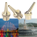 3 Packs Brass DN15 DN20 DN25 Fountain Nozzle Sprinkler Water Spray Head Straight