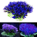 Plastic Artificial Water Green Grass Plant Aquarium Fish Ornament Type Tank I2S4
