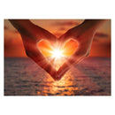 5D DIY Full Drill Diamond Painting Love Hands Cross Stitch Embroidery Kits