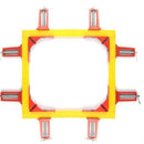 4pcs 75mm Mitre Corner Clamps Picture Frame Holder Woodwork Right Angle Red C7L6