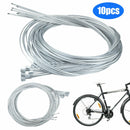 High Performance Bike Shifter Cable, 10 Pack Bicycle Gear Shift Cables Set for