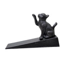 Heavy Duty Cast Iron Door Wedge, Cute Cat Animal Door Stopper Door Stops Door