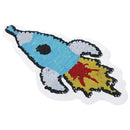 rocket reversible change color sequins sew on patches for clothes diy applique #