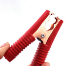 4Pcs 95mm 100A Crocodile Alligator Car Battery Clips Terminal Clamps Red + Black