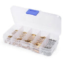 300X Brass M2 Hex Column Standoff Support Spacer Screw Nut Assortment Kit Y9S5