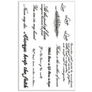 2Pcs Removable Temporary Tattoo English Word Body Art TattoosStickerWaterproofU2