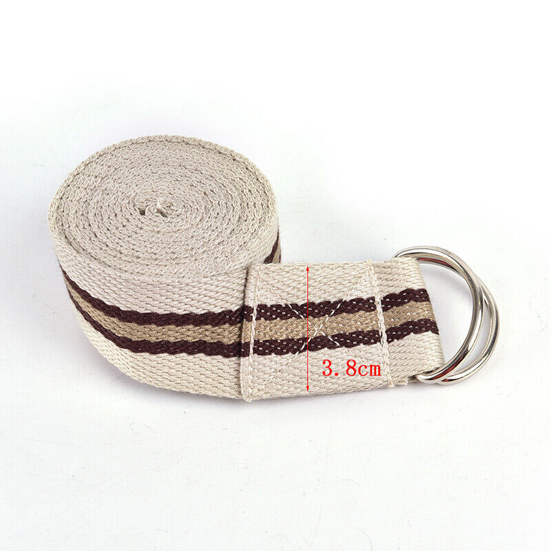 1pc Yoga Stretch Strap Belt Fitness Gym Rope Resistance Fitness Bands Yoga Be_