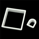 8pcs Christmas House Plastic Fondant Cookie Cutter Mold DIY Cake Decorating BX