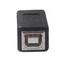 For PC 1/2/4pcs USB A Male Plug to USB B Female Jack Adapter Converter