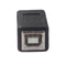 For PC 1/2/4pcs USB A Male Plug to USB B Female Jack Adapter Converter