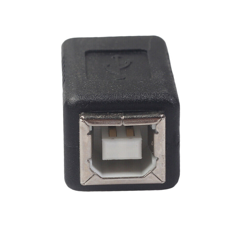 For PC 1/2/4pcs USB A Male Plug to USB B Female Jack Adapter Converter