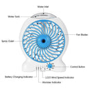 Portable Mini Usb Fan Cooler Household Rechargeable Water Mist Cooling Fan