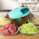 Manual Food Vegetable Chopper Fruits Blender Shredder Meat Crusher Grinder