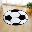 Round football Carpet Living Room Parlor Mats Children Kids Boys Bedroom Ca U4V9