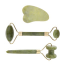 3 in 1 Natural Facial Jade Roller Gua Sha Massager Set for Face/Eye/Neck