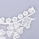 Embroidered Floral Lace Neckline Neck Collar Trim Clothes Sewing Patch L432 MO