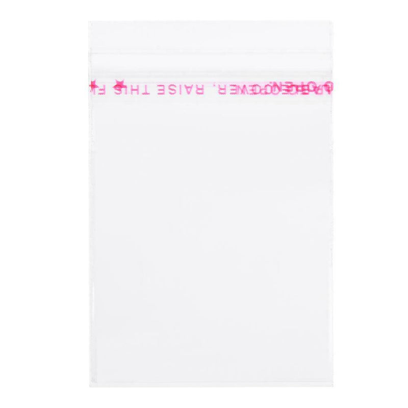 200pcs Clear OPP Bag Self Adhesive Seal Plastic Rhinestone Jewelry Contain