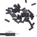 100x Bike Shifter Cable Housing End Cap Cover Shift Wire Line Ferrules Plas U1X3