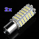 2X Car 1156 382 BA15S P21W White 102 SMD LED Tail Brake Signal Light Bulb D