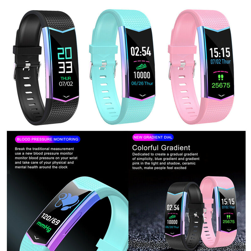 Waterproof IP67 Smartwatch Wristwatch Fitness Tracker Heart Rate Monitors