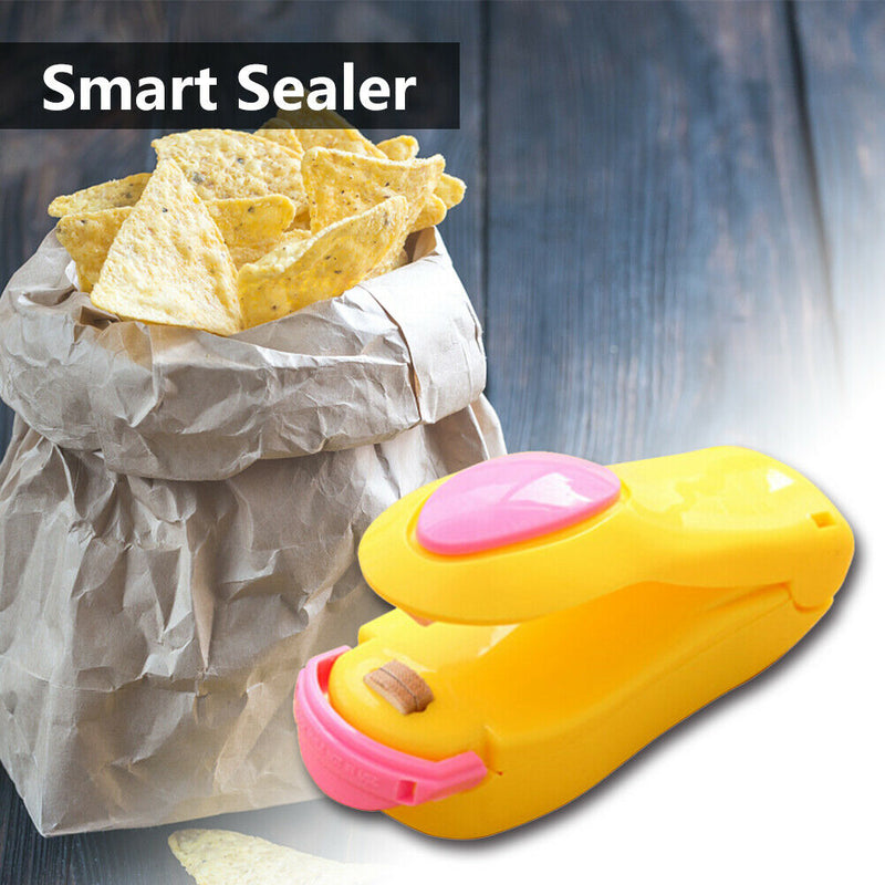 Mini Food Heat Sealer Portable Press Package Bag Sealing Machine (Random)