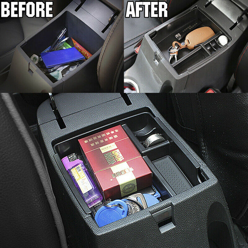 For Hyundai Creta ix25 Storage Box Arm Rest Center Console Glove Bin Containe3C