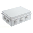 White ABS IP65 Waterproof EnClosure Junction Box 200mmx155mmx80mm B3W7
