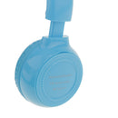 Blue Bluetooth Headphones Stereo Sound Over-Ear Wireless Headset Lightweight