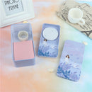 1PC Student Double Deck Storage Box Tin Metal Storage School Pencil Case