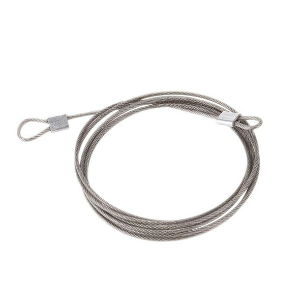 5X(1/10 RC car Crawler Steel Tow Rope with Hooks for SCX10 Wraith Axial D9 J3P8)