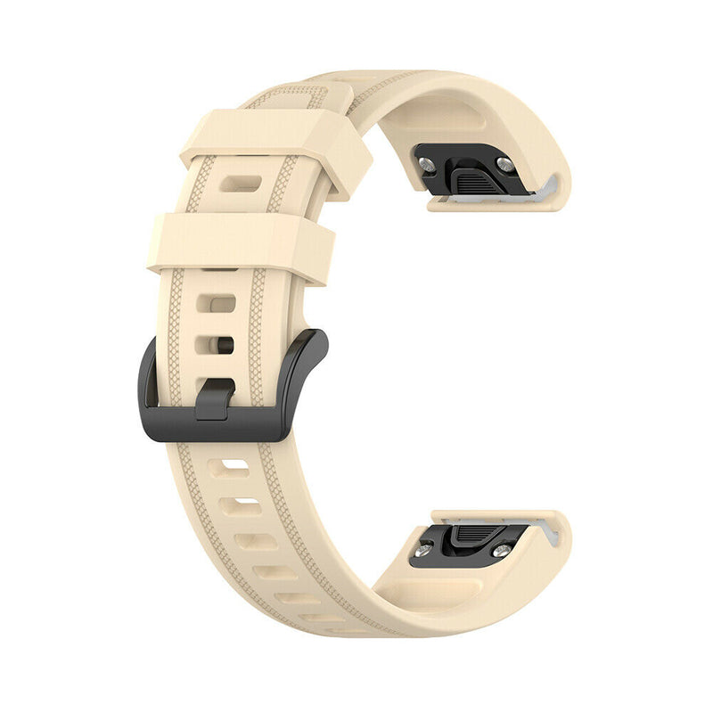 20mm Silicone Wrist Strap Quick Release Adjustable Watch Band for Garmin Fenix