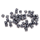 50X 12mm 6 Sided D6 Dice Bundle For  Accessory Gray
